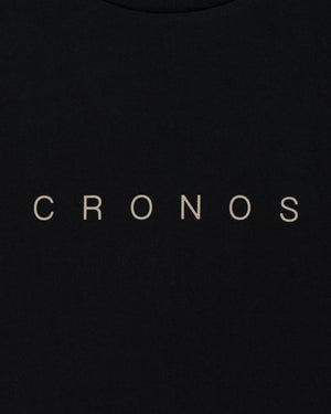 CRONOS AXIS L/S TEE【BLACK×GREIGE】