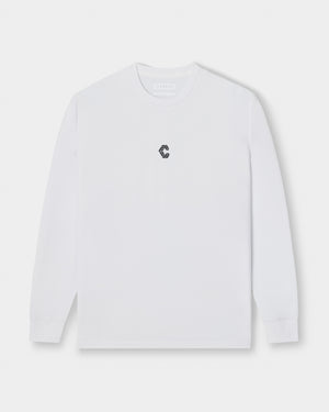 CRONOS CLEAN STRETCH L/S TEE【WHITE】