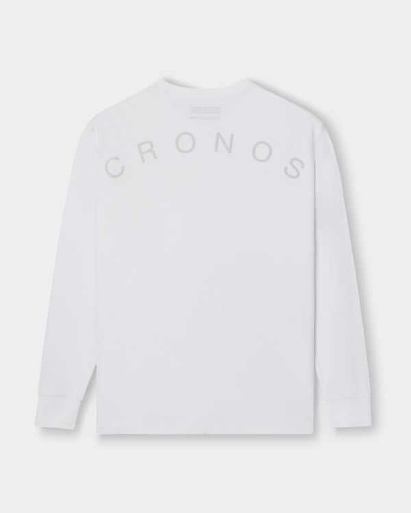 CRONOS CLEAN STRETCH L/S TEE【WHITE】