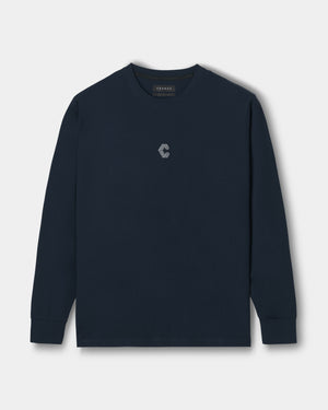 CRONOS CLEAN STRETCH L/S TEE【NAVY】
