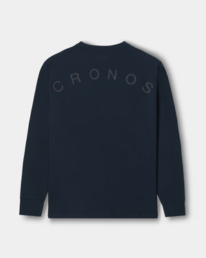 CRONOS CLEAN STRETCH L/S TEE【NAVY】