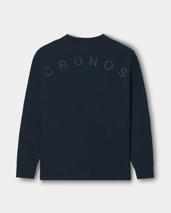 CRONOS CLEAN STRETCH L/S TEE【NAVY】