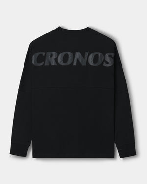 CRONOS REFLECTIVE LOGO L/S TEE【BLACK】
