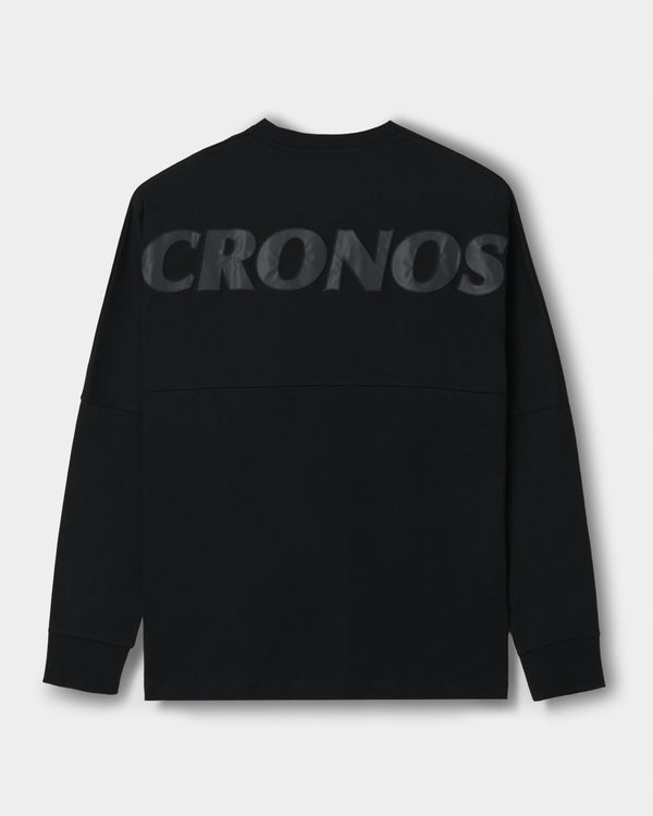 CRONOS REFLECTIVE LOGO L/S TEE【BLACK】