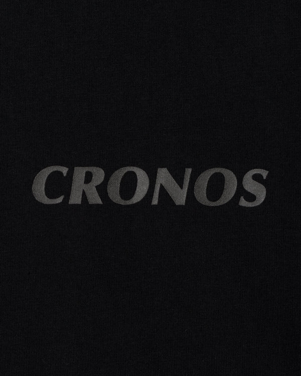 CRONOS REFLECTIVE LOGO L/S TEE【BLACK】