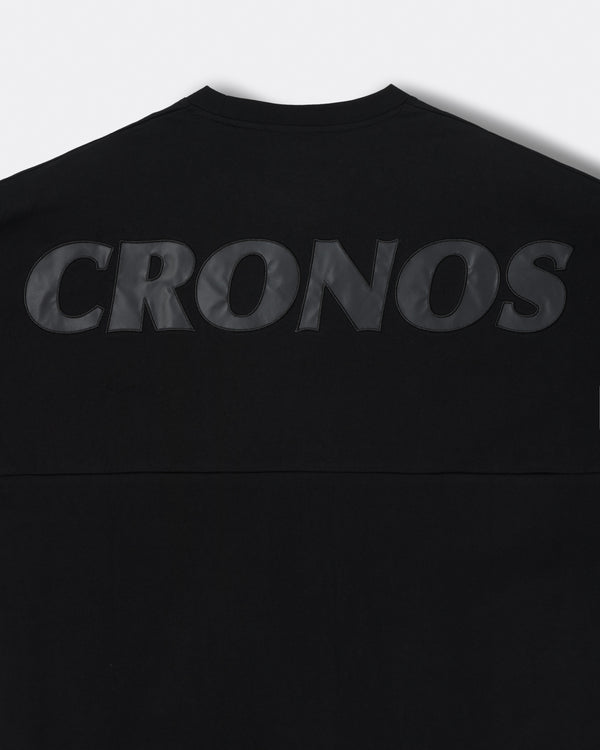 CRONOS REFLECTIVE LOGO L/S TEE【BLACK】