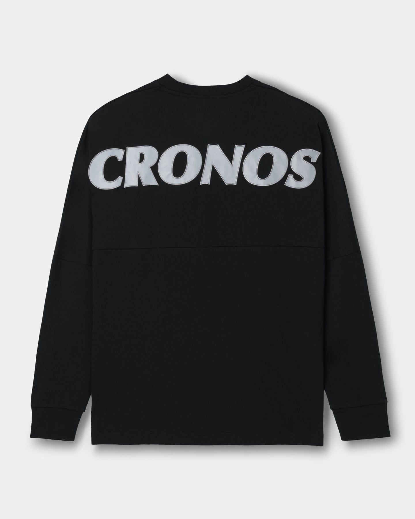 CRONOS REFLECTIVE LOGO L/S TEE【BLACK×SILVER】