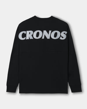 CRONOS REFLECTIVE LOGO L/S TEE【BLACK×SILVER】