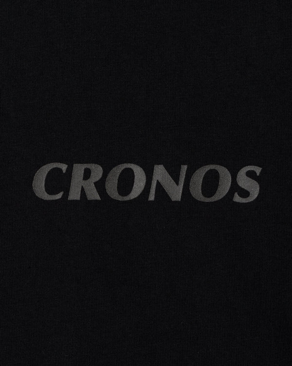 CRONOS REFLECTIVE LOGO L/S TEE【BLACK×SILVER】