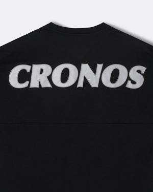 CRONOS REFLECTIVE LOGO L/S TEE【BLACK×SILVER】