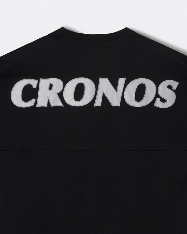 CRONOS REFLECTIVE LOGO L/S TEE【BLACK×SILVER】