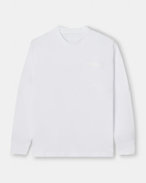 CRONOS REFLECTIVE LOGO L/S TEE【WHITE】