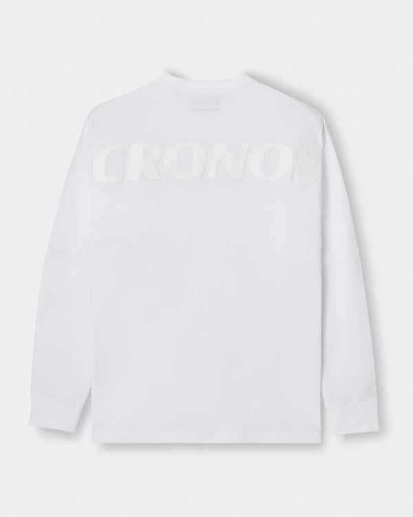 CRONOS REFLECTIVE LOGO L/S TEE【WHITE】