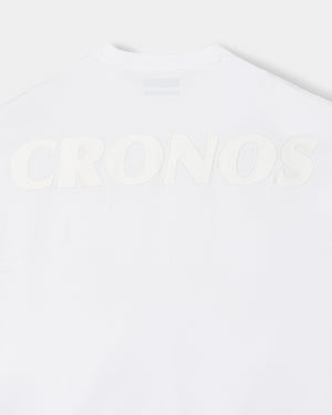 CRONOS REFLECTIVE LOGO L/S TEE【WHITE】