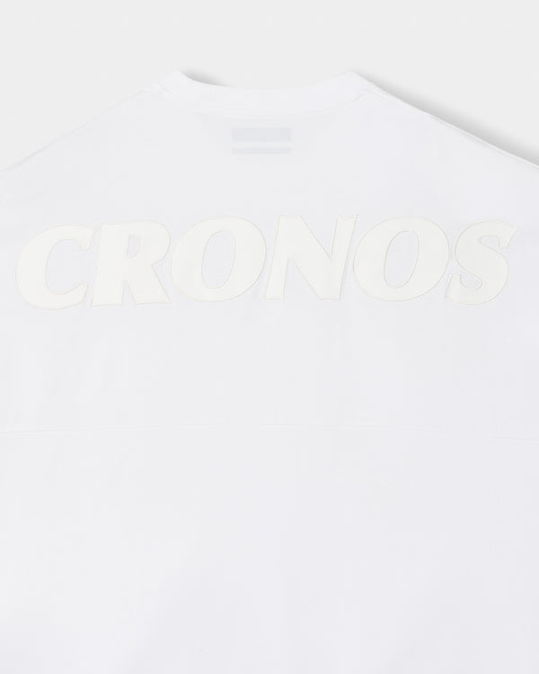 CRONOS REFLECTIVE LOGO L/S TEE【WHITE】