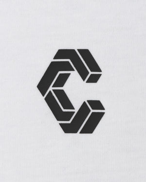 CRONOS SEGMENT L/S TEE【WHITE】