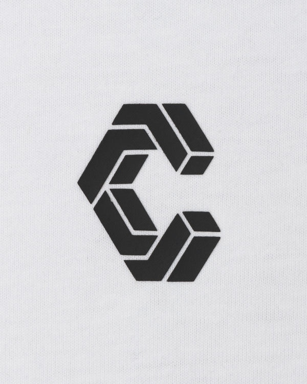 CRONOS SEGMENT L/S TEE【WHITE】