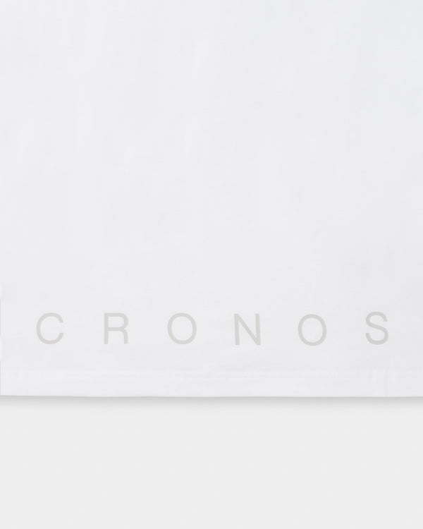 CRONOS SEGMENT L/S TEE【WHITE】