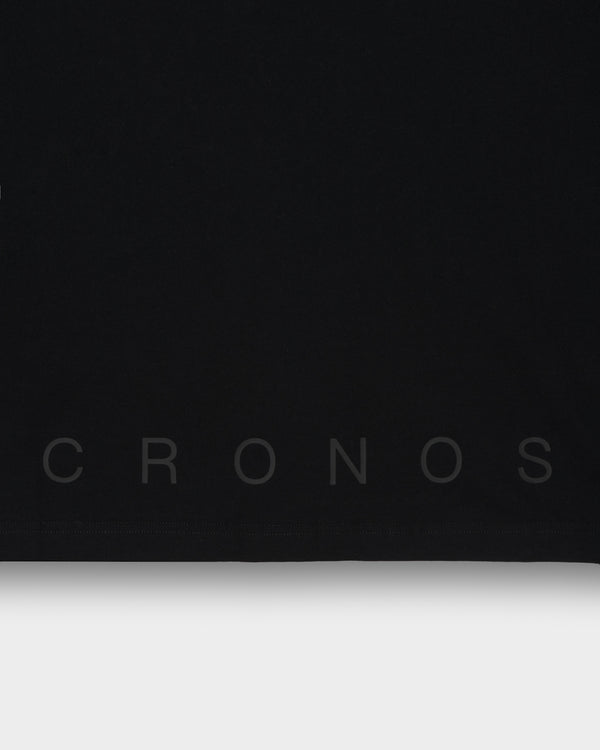 CRONOS SEGMENT L/S TEE【BLACK×GREIGE】