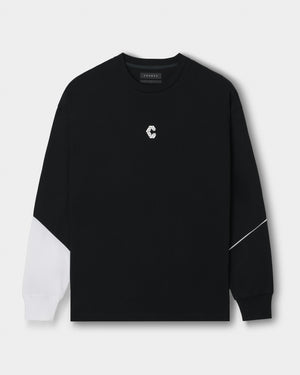 CRONOS SEGMENT L/S TEE【BLACK】