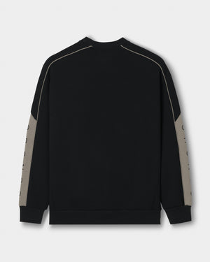 CRONOS ANGLE SWEAT【BLACK×TAUPE】