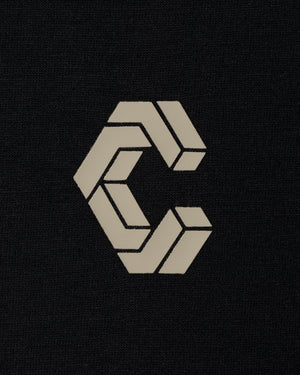 CRONOS ANGLE SWEAT【BLACK×TAUPE】