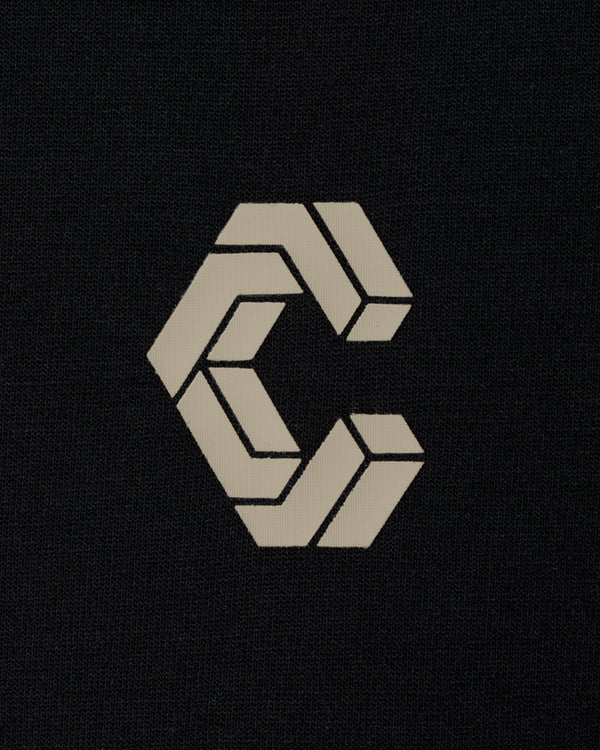 CRONOS ANGLE SWEAT【BLACK×TAUPE】