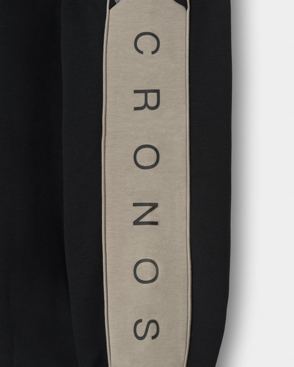 CRONOS ANGLE SWEAT【BLACK×TAUPE】
