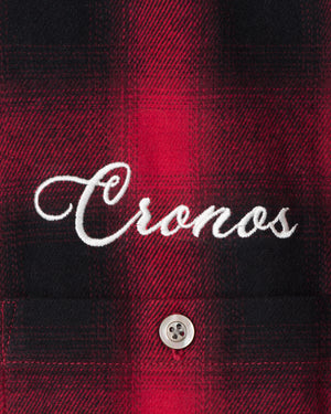 CRONOS TRAD CHECK SHIRT【RED】