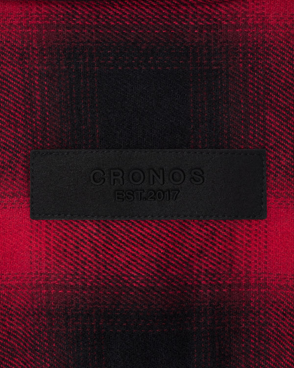 CRONOS TRAD CHECK SHIRT【RED】
