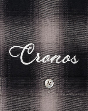 CRONOS TRAD CHECK SHIRT【BLACK】