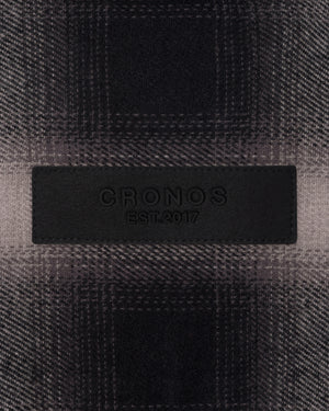 CRONOS TRAD CHECK SHIRT【BLACK】