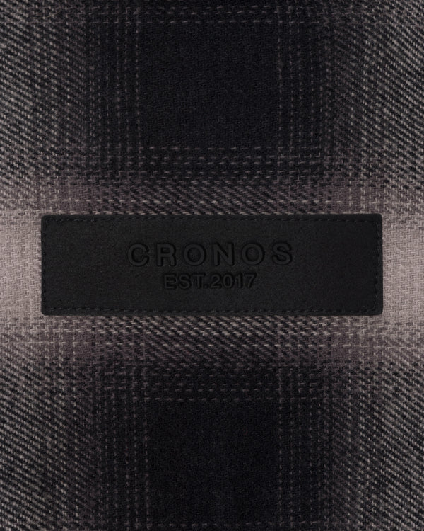 CRONOS TRAD CHECK SHIRT【BLACK】