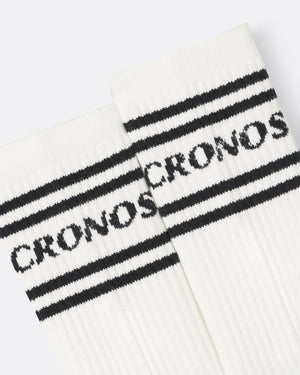 CRONOS BANNER SOCKS【WHITE】