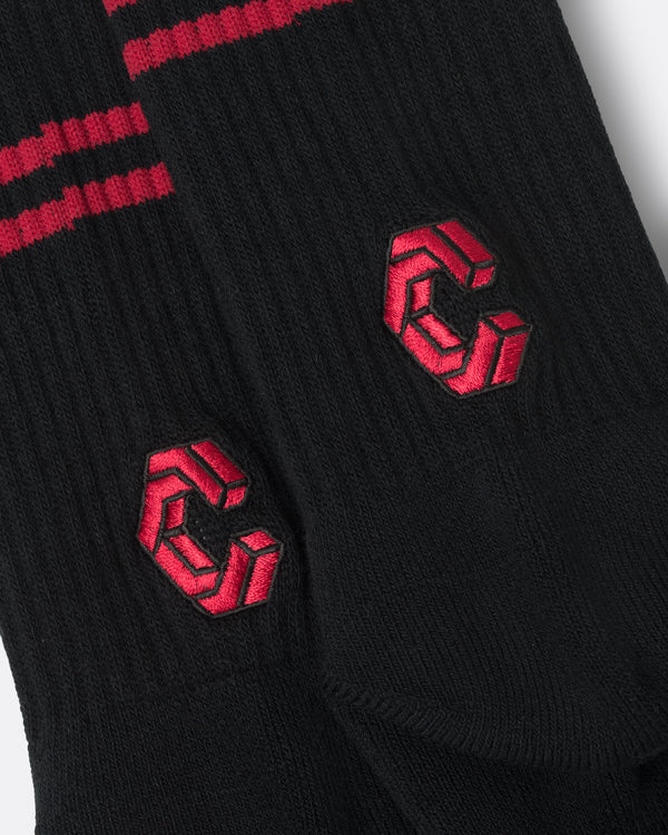 CRONOS BANNER SOCKS【RED】