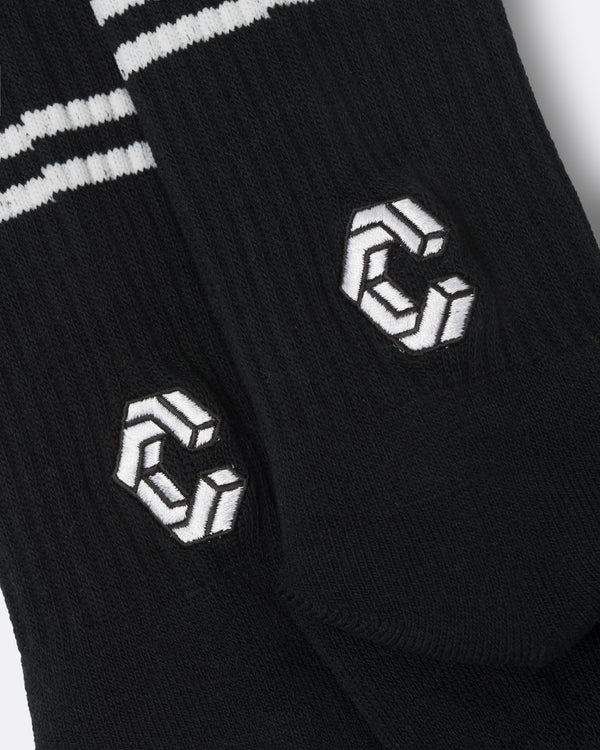 CRONOS BANNER SOCKS【BLACK】