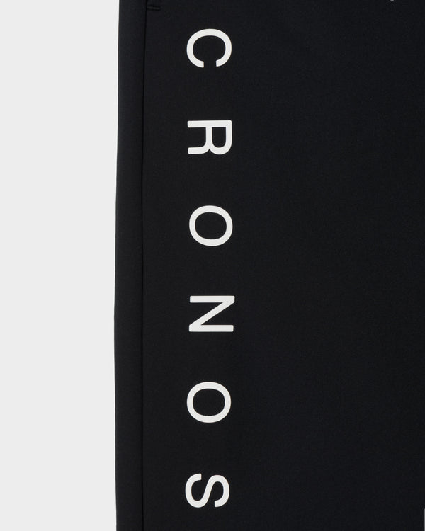 CRONOS 寬版錐形長褲【黑色】