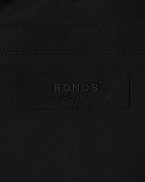 CRONOS 寬版錐形長褲【黑色】