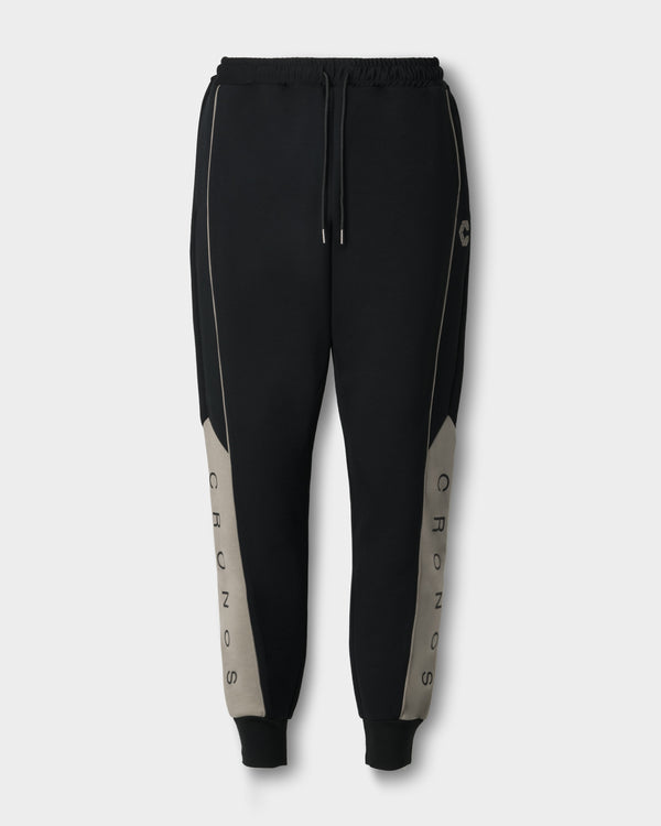 CRONOS ANGLE PANTS【BLACK×TAUPE】