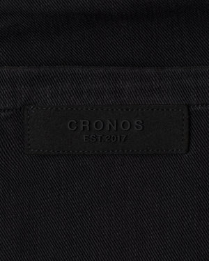 CRONOS DENIM FORM SKINNY PANTS【BLACK】