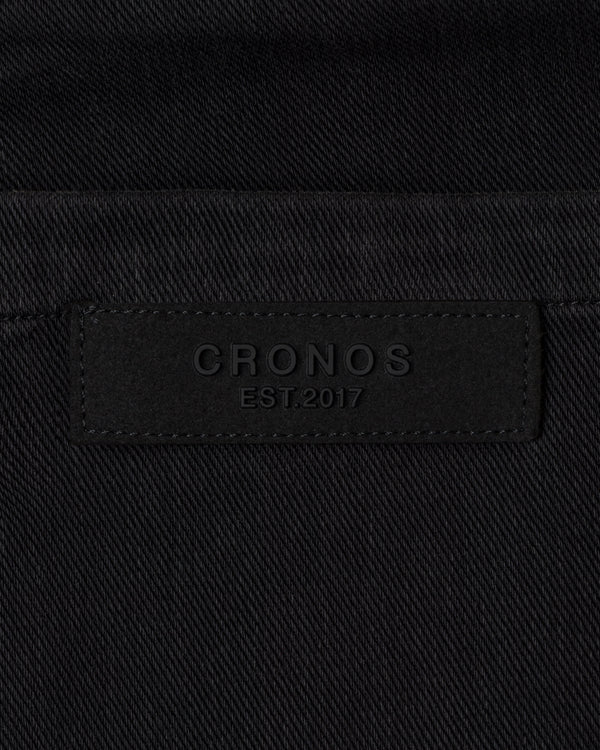 CRONOS DENIM FORM SKINNY PANTS【BLACK】