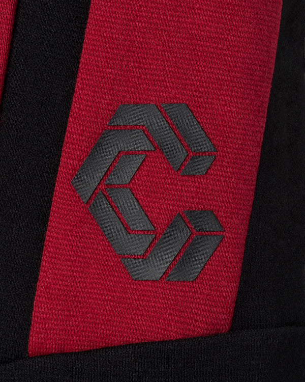 CRONOS AXIS SKINNY PANTS【BLACK×RED】