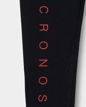 CRONOS AXIS SKINNY PANTS【BLACK×RED】