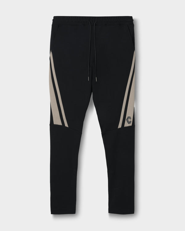 CRONOS AXIS SKINNY PANTS【BLACK×GREIGE】