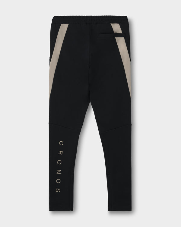 CRONOS AXIS SKINNY PANTS【BLACK×GREIGE】