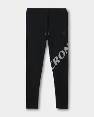 CRONOS REFLECTIVE LOGO SKINNY PANTS【BLACK×SILVER】
