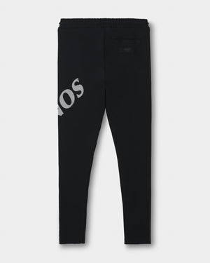 CRONOS REFLECTIVE LOGO SKINNY PANTS【BLACK×SILVER】