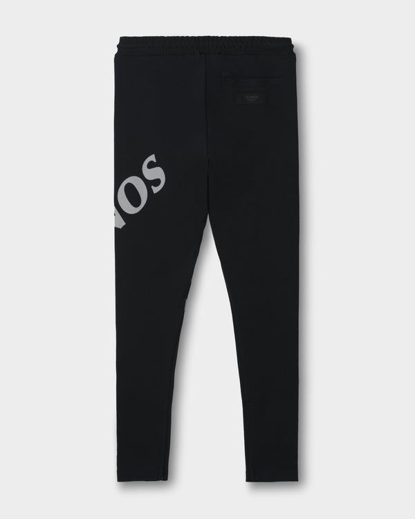 CRONOS REFLECTIVE LOGO SKINNY PANTS【BLACK×SILVER】