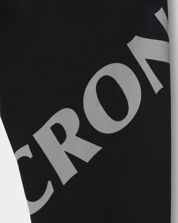 CRONOS REFLECTIVE LOGO SKINNY PANTS【BLACK×SILVER】