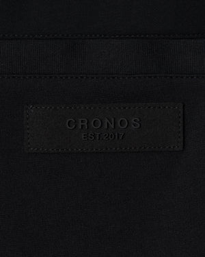 CRONOS REFLECTIVE LOGO SKINNY PANTS【BLACK×SILVER】
